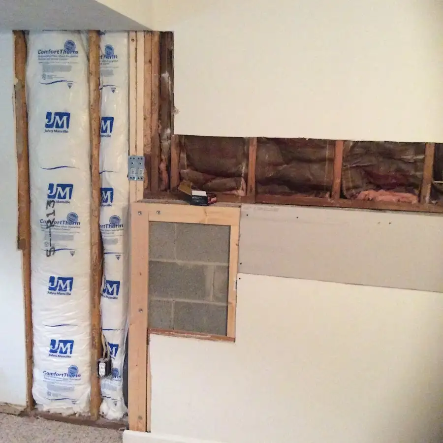Wall insulation replacement during Odor Removal & Deodorization in Orange